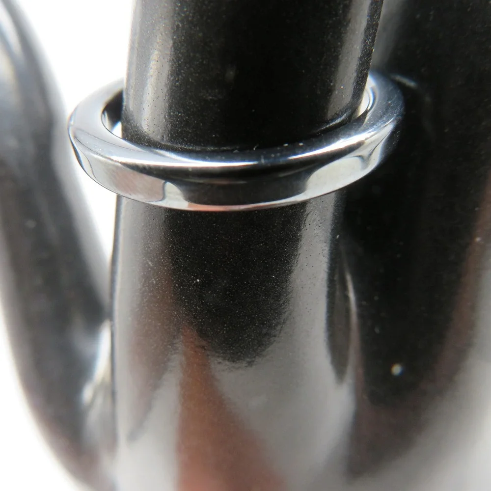 Unbranded Polished Gunmetal Hematite Style Non Magnetic Band Ring Size 9